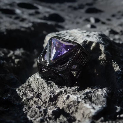 Star Trek concept hollow design translucent gemstone metal material personalized keycap art keycap customization keyboard decoration keycap