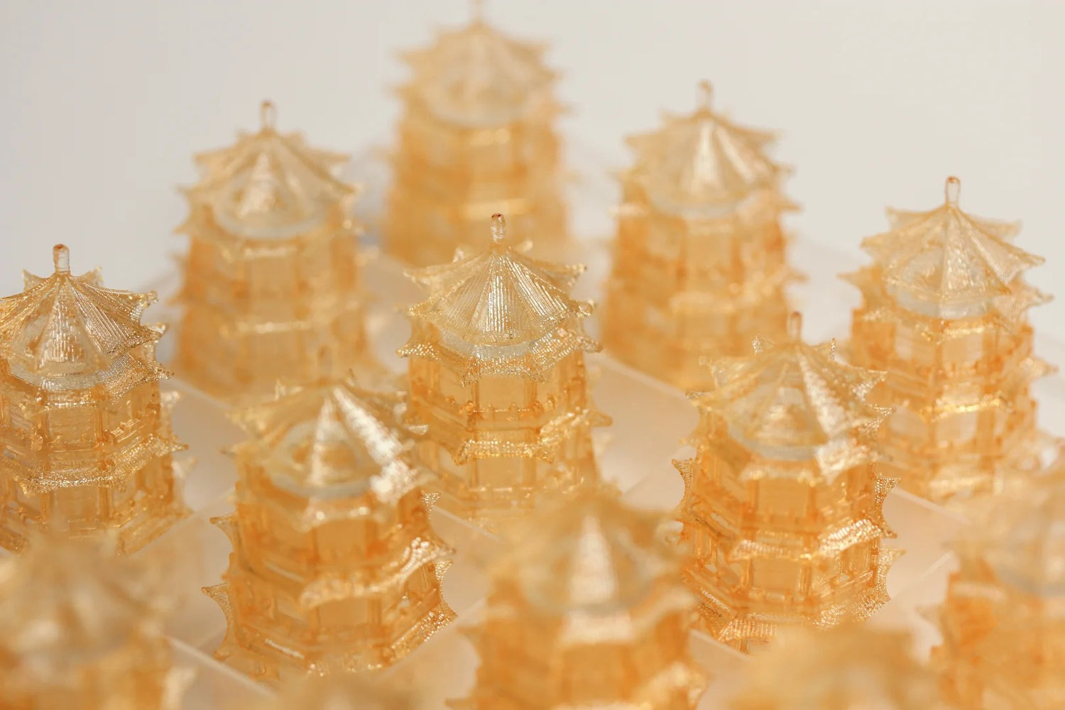Chinese ancient architecture, Oriental charm keycaps, and architectural art personalized keycaps are integrated into one.
