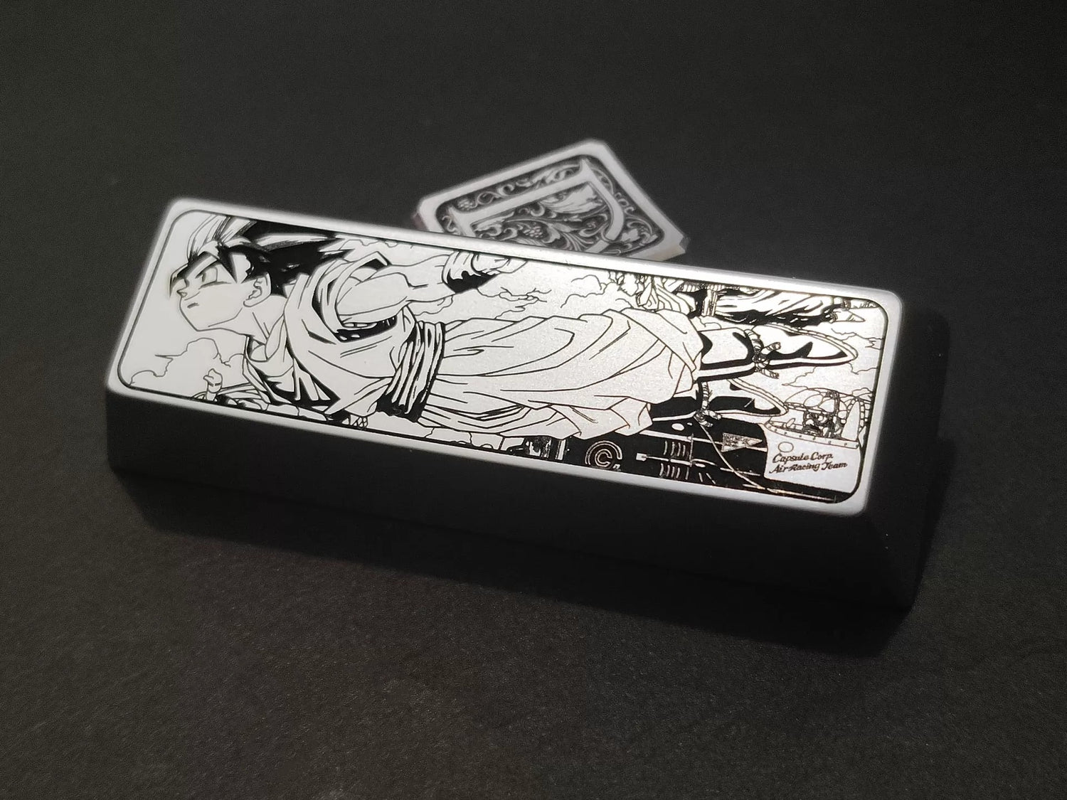 Dragon Ball series, Son Goku/Kakarotto, 2.75U shift personalized keycaps, aluminum/titanium alloy decorative keycaps, anime game metal anime keycaps