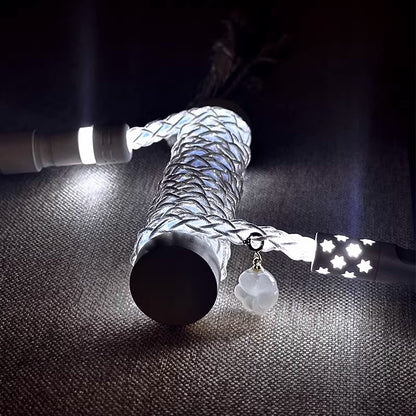 Single crystal copper spiral wire - white light overall white light aviation plug mechanical keyboard custom data cable