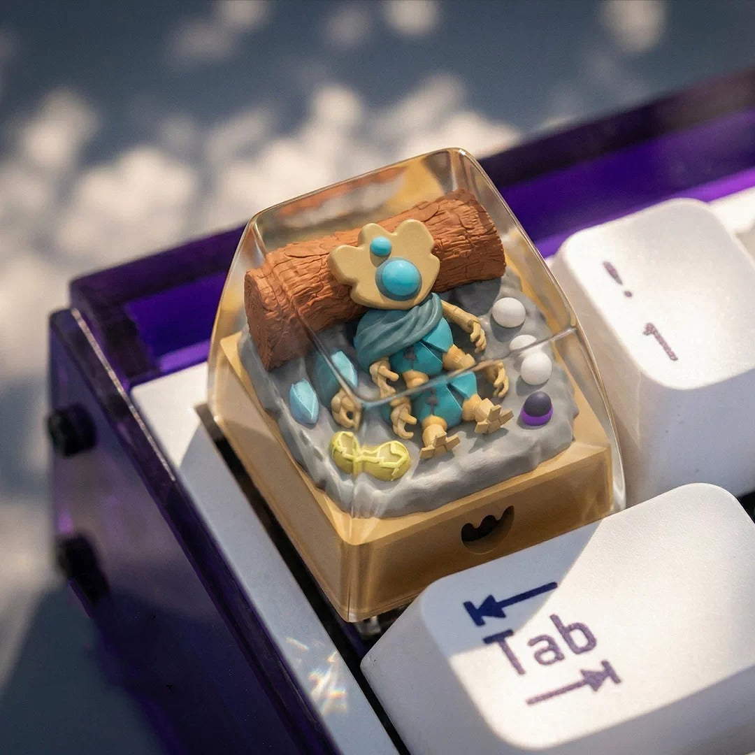 Slay the spire theme design, crystal resin personalized keycaps, game culture creative mechanical keyboard decorative keycaps