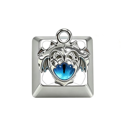 Dota，eye of skadi， Personalized keycap magnetic detachable necklace pendant, metal keycap, mechanical keyboard decorative keycap