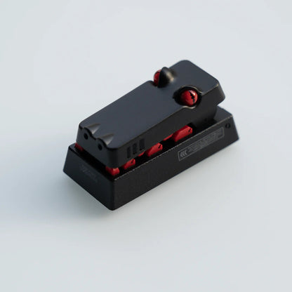 R2-Mechanical style little crocodile.2U Backspace Key artisankeycaps， Mouth can be opened and closed, PBT material personalized keycaps, keyboard decorative keycaps