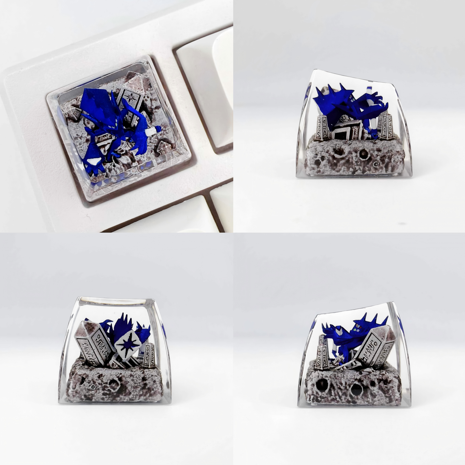 Pok é mon Mythical Beast Collection, Crystal Drops of Glue Material Artisankeycaps, Anime, Game, Culture, Creativity, Peripheral Decoration, Personalized Keycaps