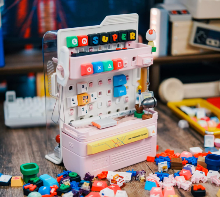 Keycap pegboard personalized keycap storage box game console button storage box desktop storage box personalized keycap display box dustproof design