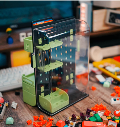 Keycap pegboard personalized keycap storage box game console button storage box desktop storage box personalized keycap display box dustproof design