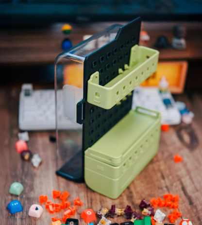 Keycap pegboard personalized keycap storage box game console button storage box desktop storage box personalized keycap display box dustproof design